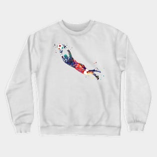 Male Soccer Player Crewneck Sweatshirt